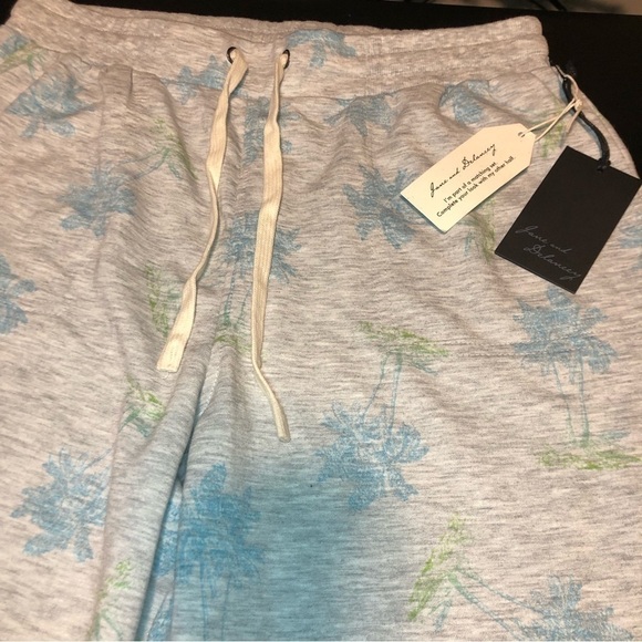 𝅺NWT Jane And Delancey Womens M Wide Leg Cropped Elastic Waist Drawstring Pants - Picture 4 of 12